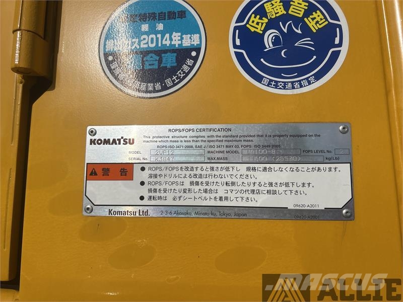 Komatsu WA100-8 Hjullastare