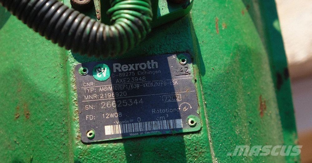 Bosch Rexroth AA6VM107EP1/63W-VXDX2XFPB-ESK .GNR AXE2 Hidráulicos
