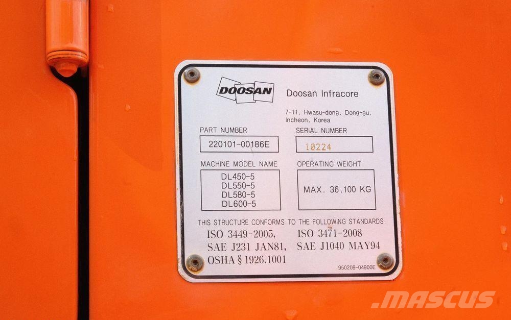 Doosan DL450 Wheel loaders