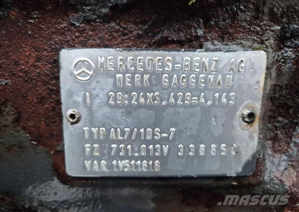 Mercedes-Benz AL710S-7 29:24X3 Przekładnie i skrzynie biegów
