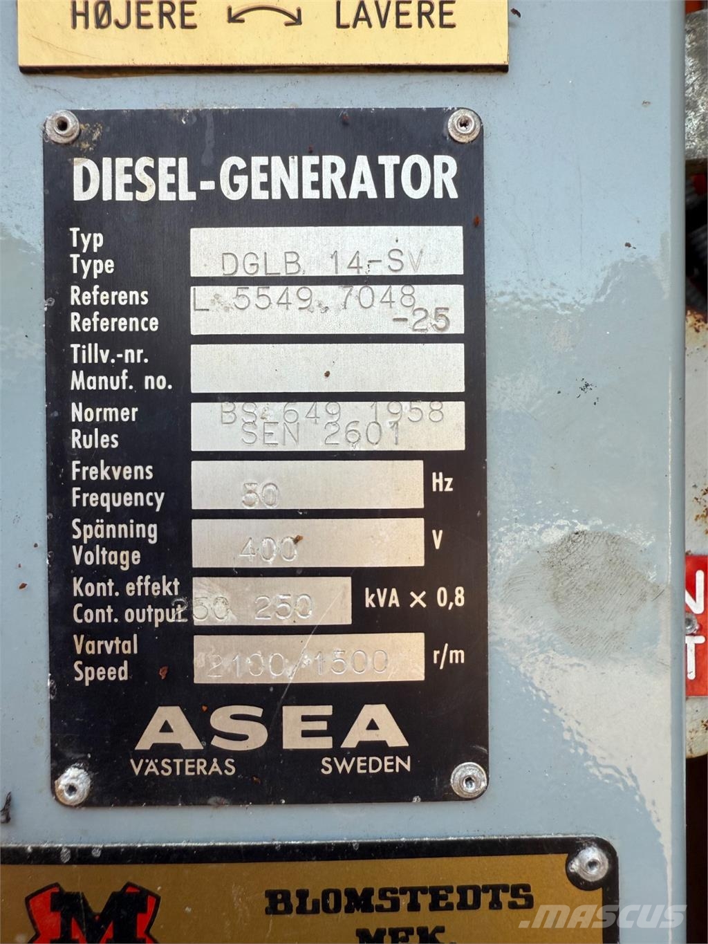 250kva Citi ģeneratori