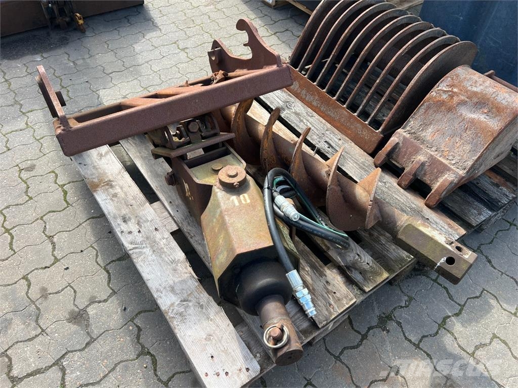 Bobcat 10 auger pælebor til minilæsser Ταχυσύνδεσμοι