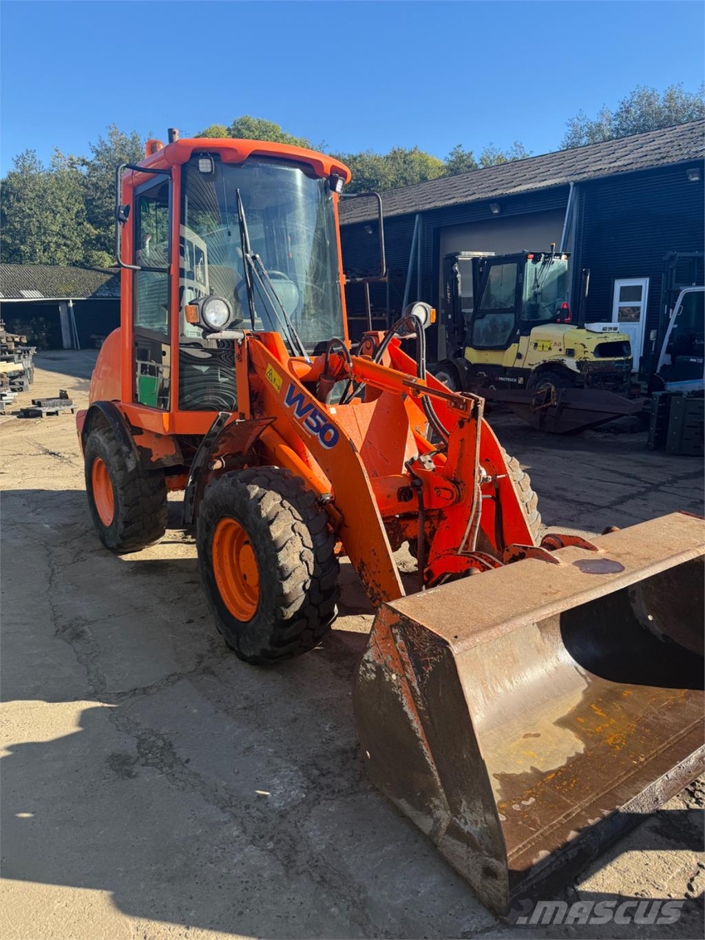 Fiat-Hitachi W50 Kolesni nakladalci