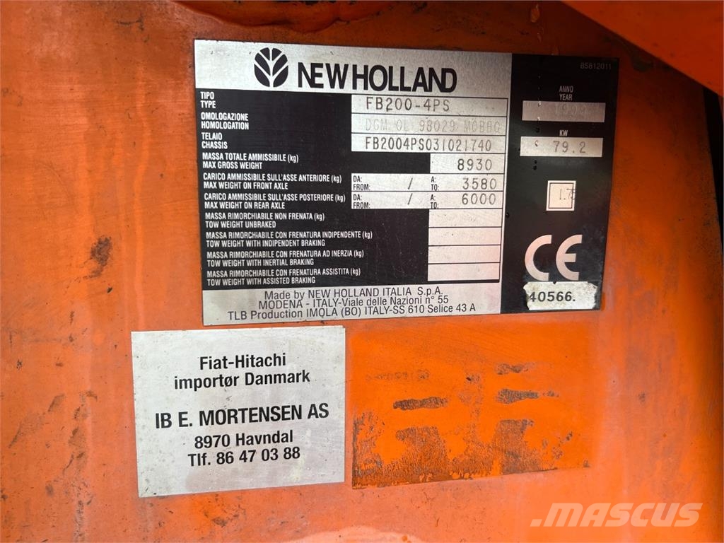 Fiat-Kobelco Fiat-Hitachi FB200 Rendegraver Tractopelle