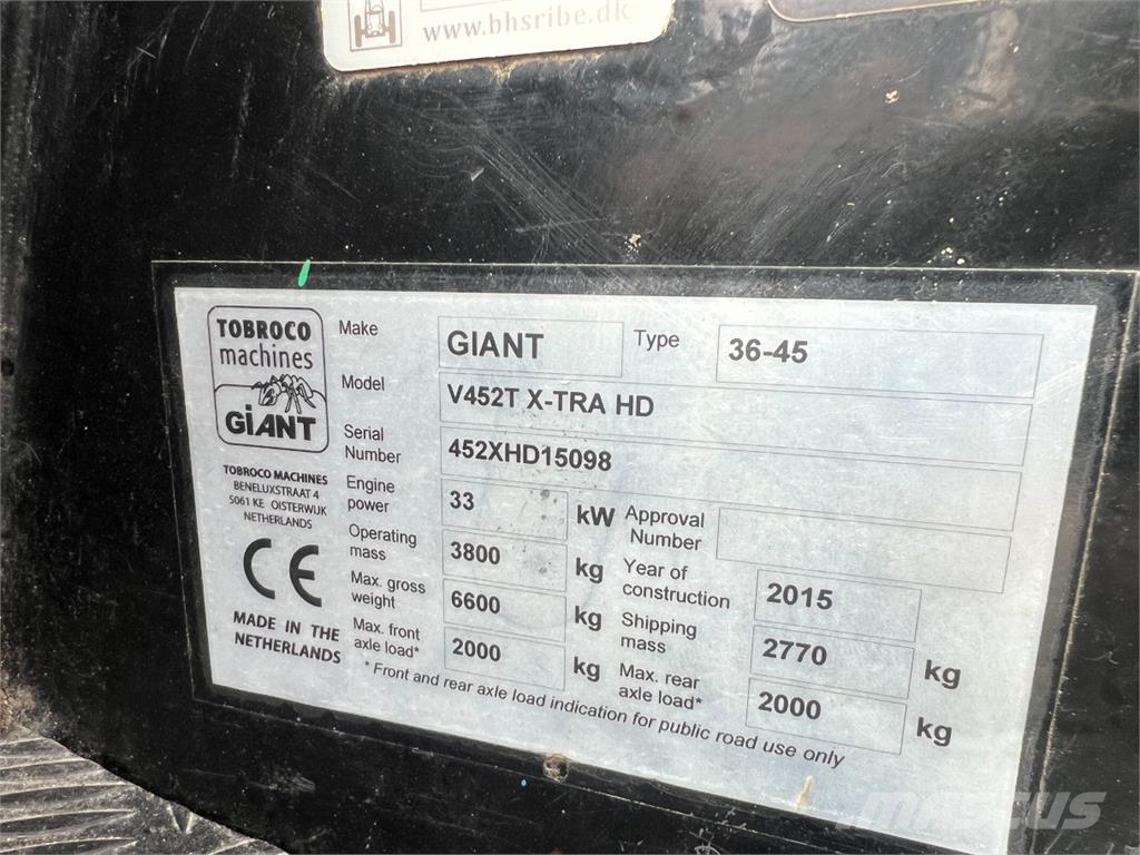 GiANT V 452 T X-Tra HD- Kabine / Skovl & gafler Minilastare