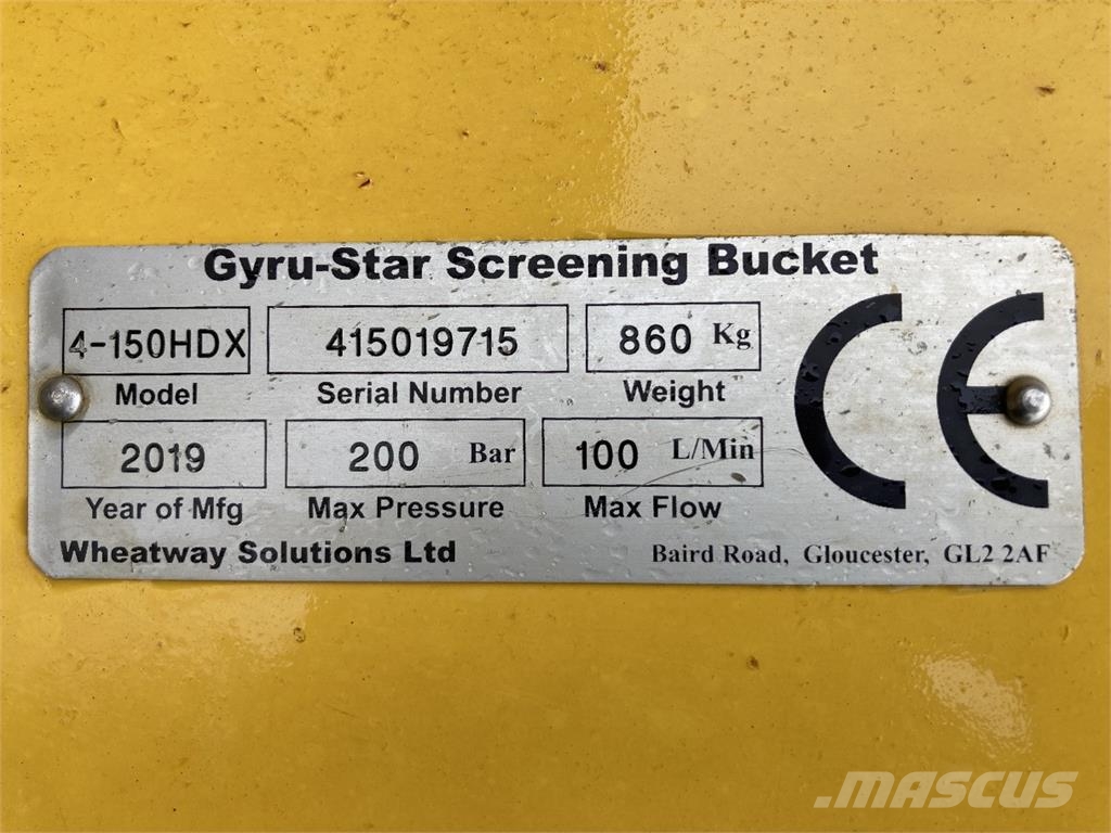 Gyru-Star Screening Bucket 4-150HDX Grabeži