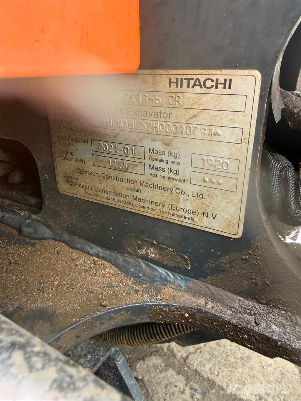 Hitachi ZX19 Miniescavatori