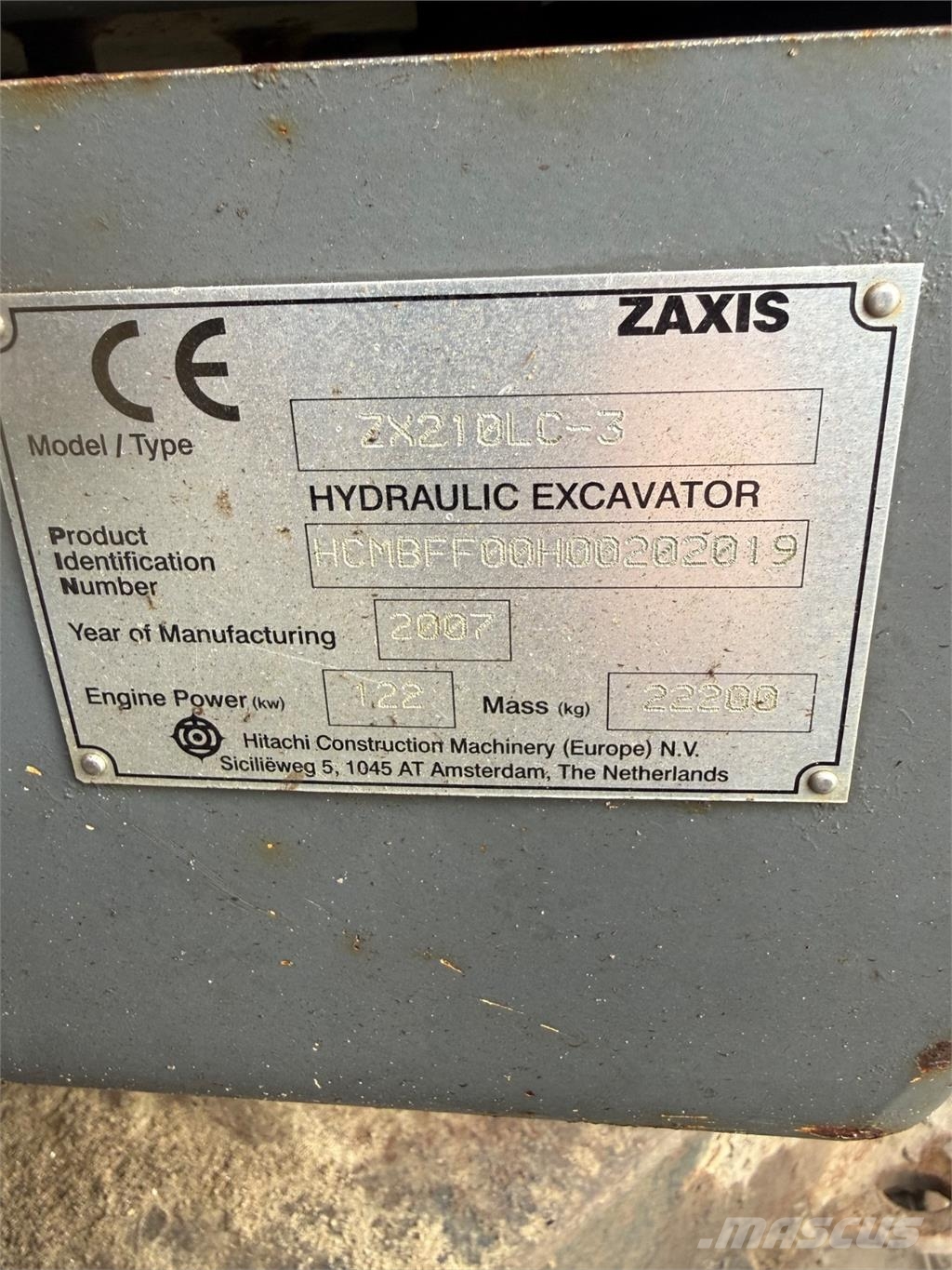 Hitachi ZX210 Escavatori cingolati