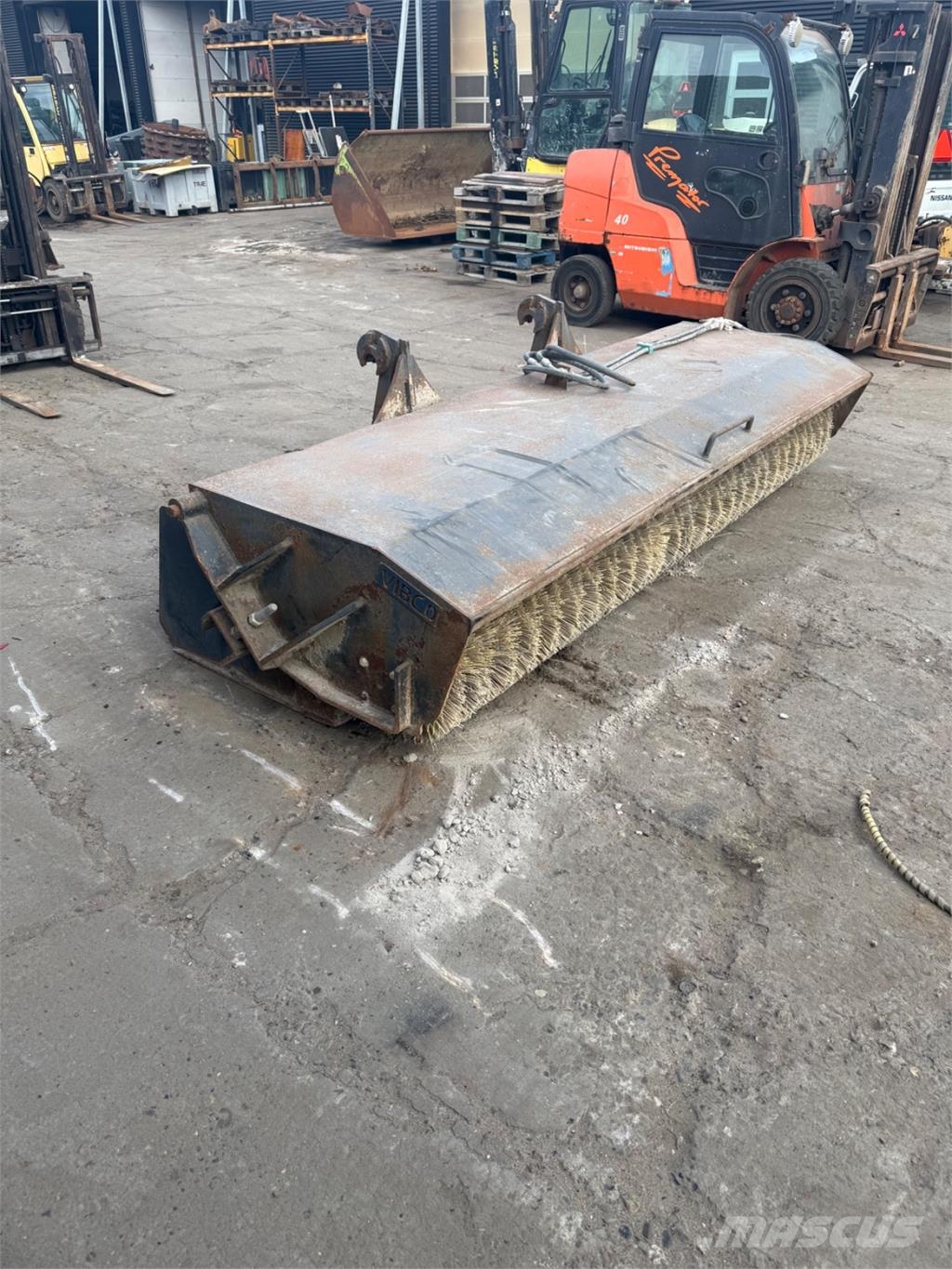 Hydraulisk fejekost Wheel loaders