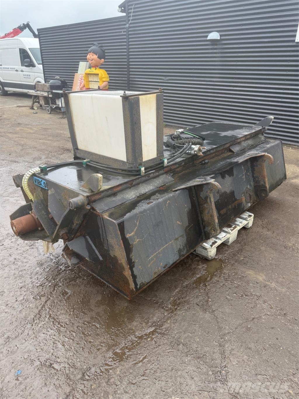  Hydraulisk kost Pás carregadoras de rodas