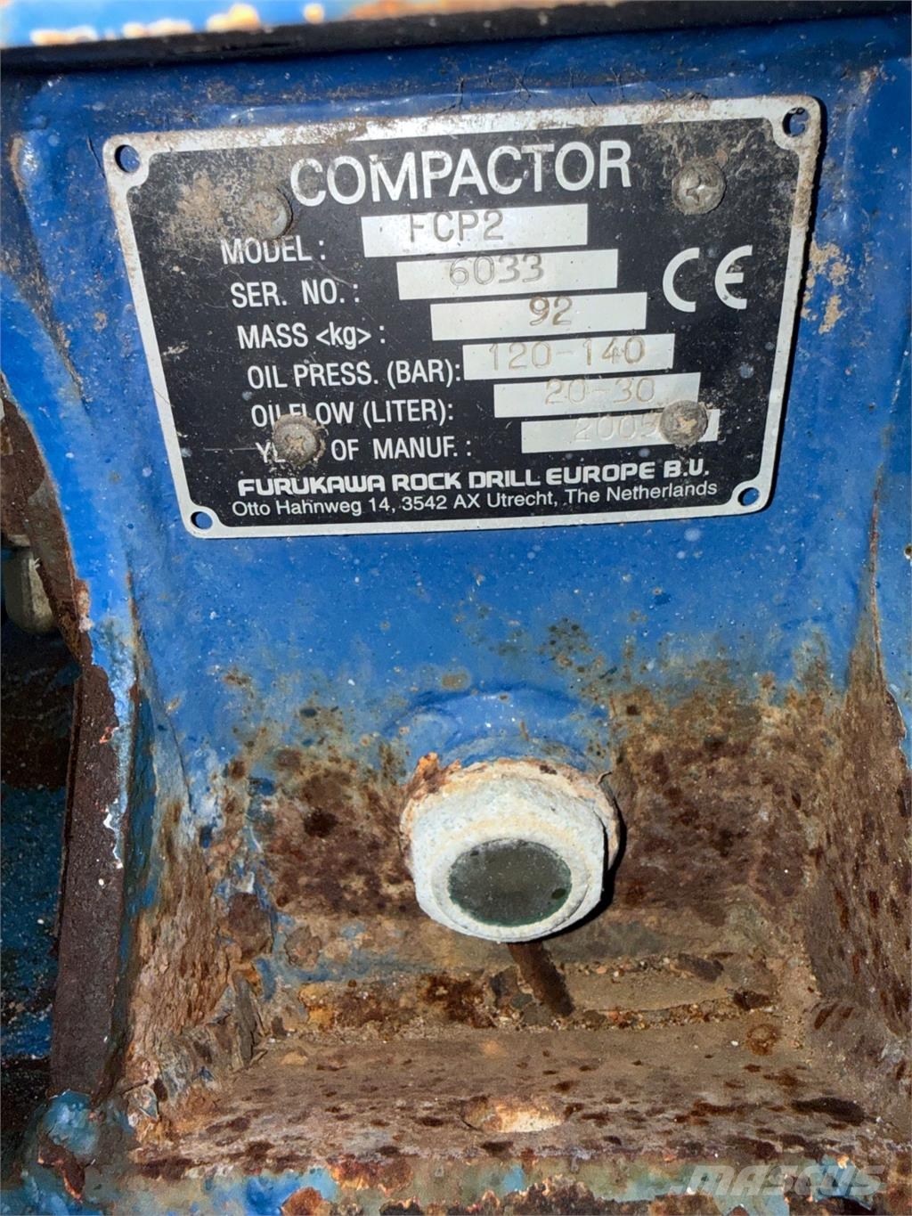 Hydraulisk Pladevibrator Hydraulik