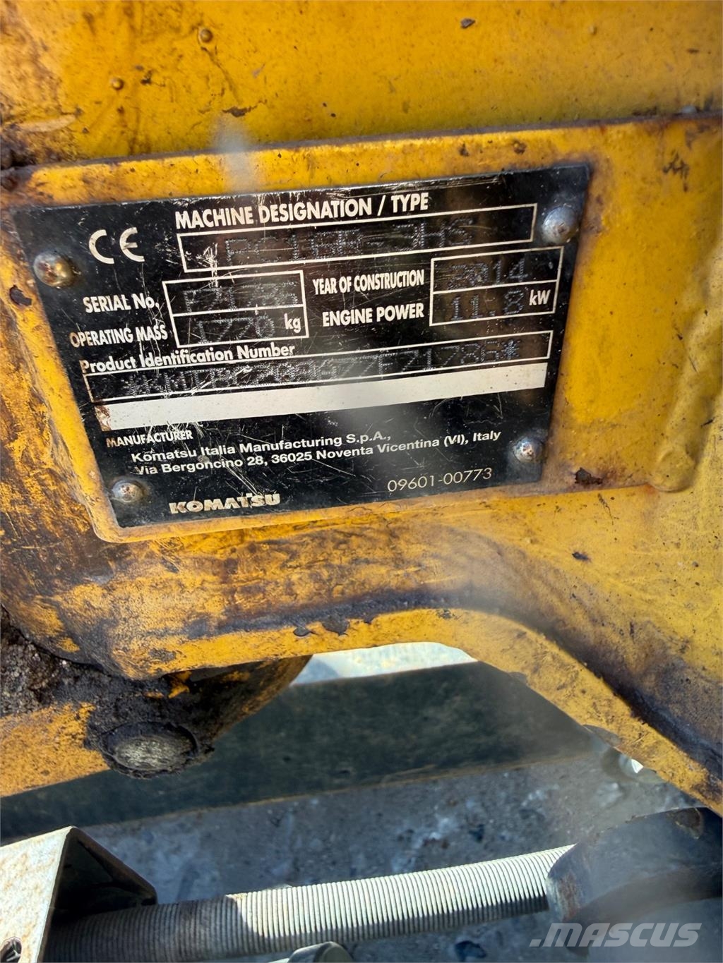 Komatsu PC16 Mini ekskavatori < 7 t