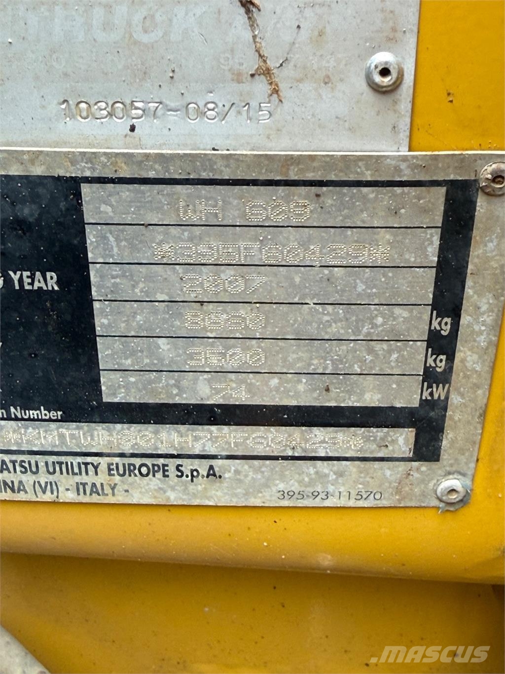 Komatsu WH608 Teleskoplæssere
