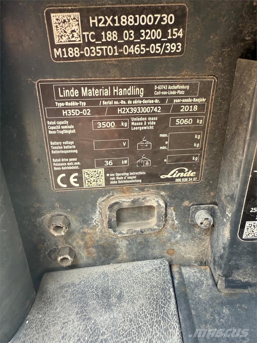 Linde H35D Diesel forklifts