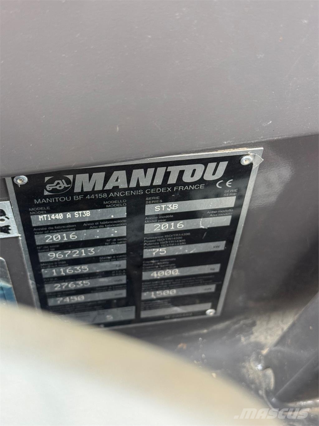 Manitou MT1440 Teleskoplæssere
