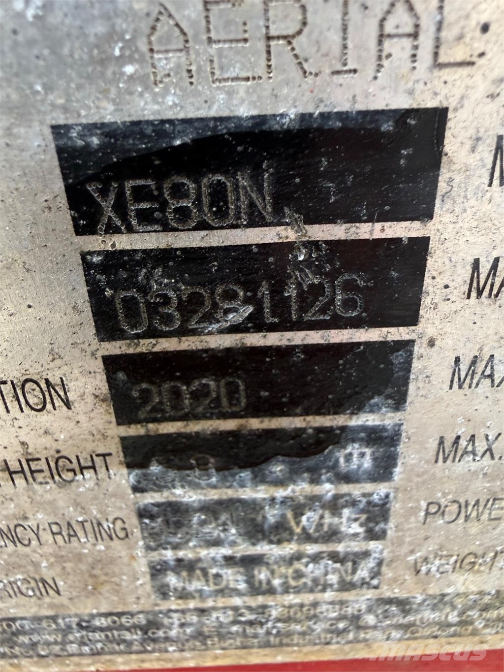 Mantall XE80N Šķerveida pacēlāji