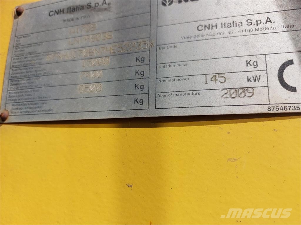 New Holland W170B Kolesni nakladalci