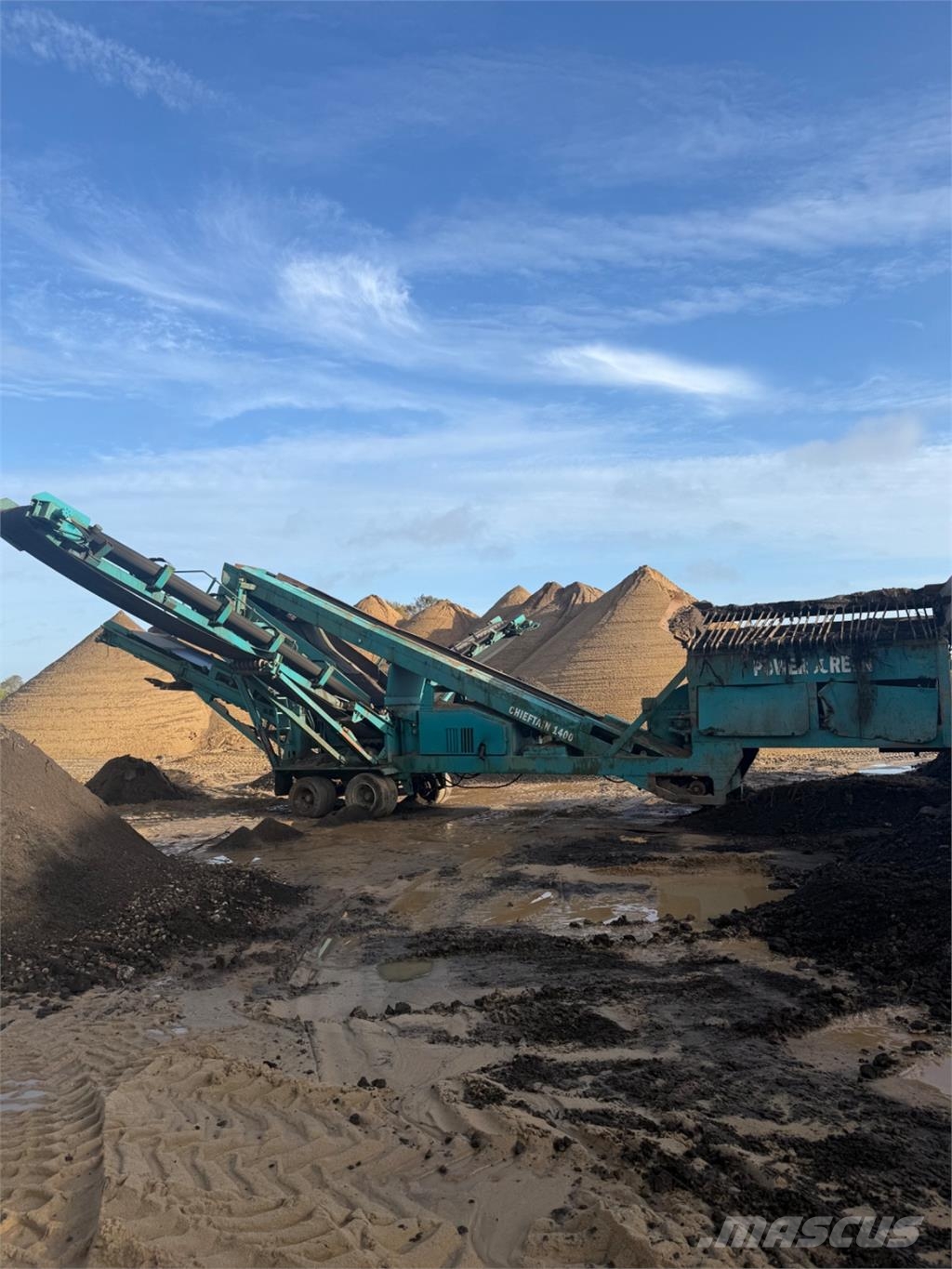 Powerscreen Chieftain 1400 Sortirna linija za odpad