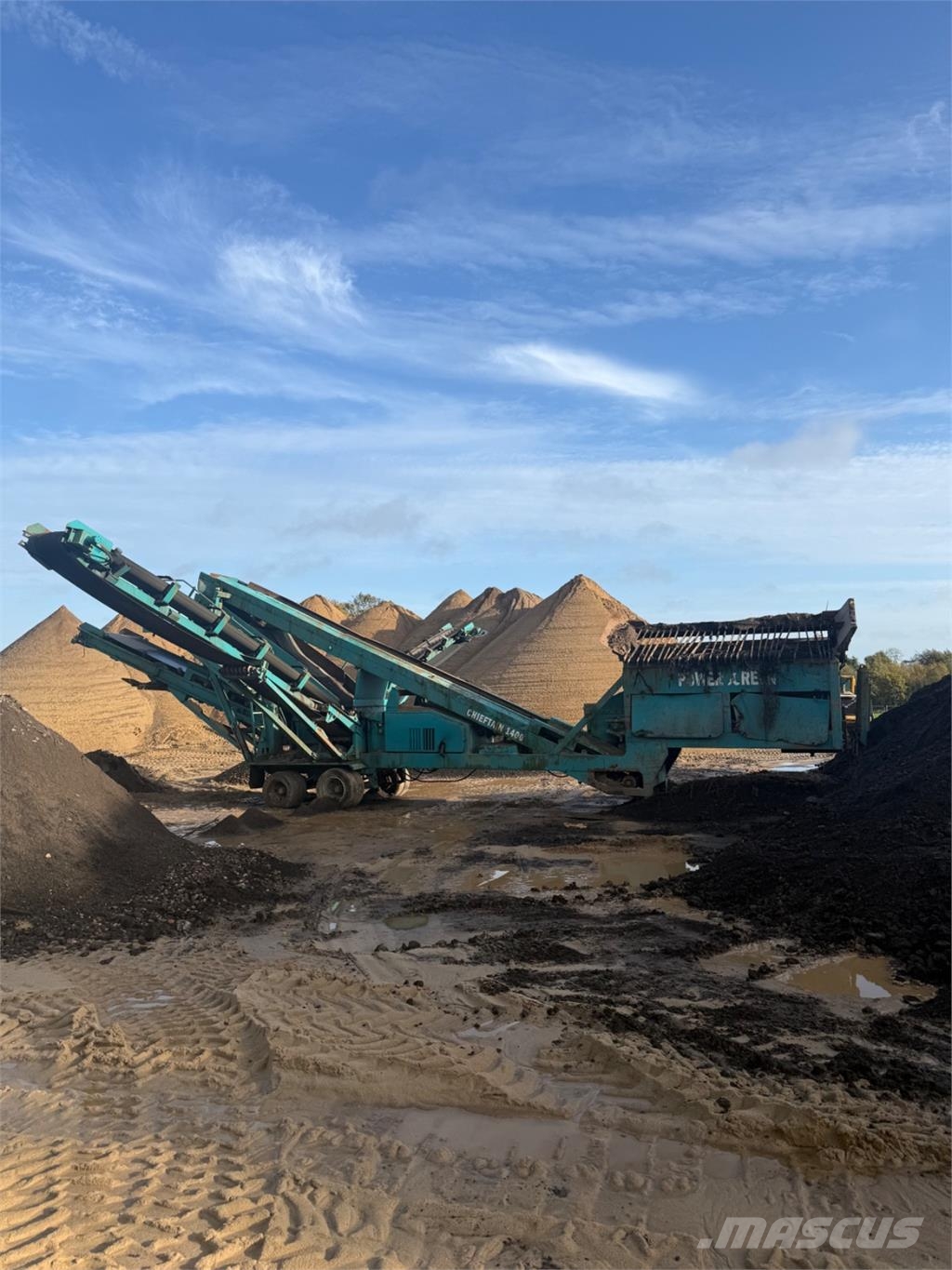 Powerscreen Chieftain 1400 Sortirna linija za odpad