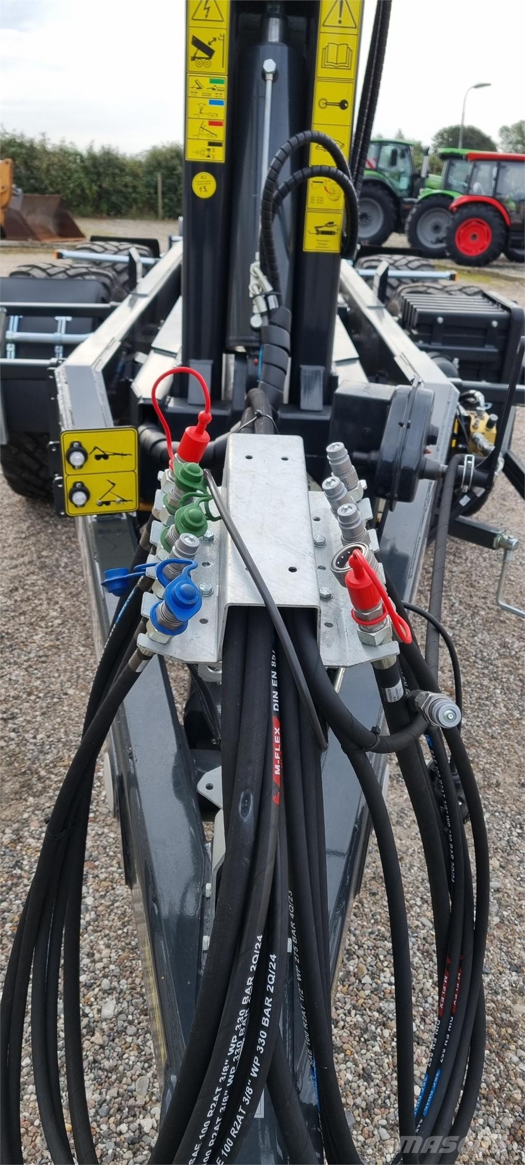 Pronar T285/1 KROGHEJSVOGN MED 2 KREDS BREMSER OG ALB VEN Hook lift trailers