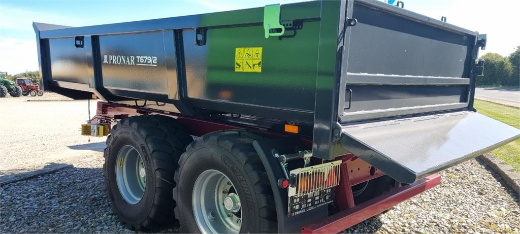 Pronar T679/2 ENTREPRENØRVOGN MED 2 KREDS HYDR. BREMSER Tipper trailers