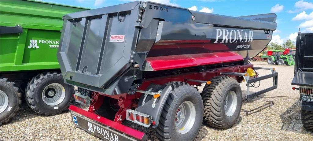 Pronar T701HP HALF PIPE DUMPERVOGN MEGET KRAFTIG - TILBUD Tipper trailers
