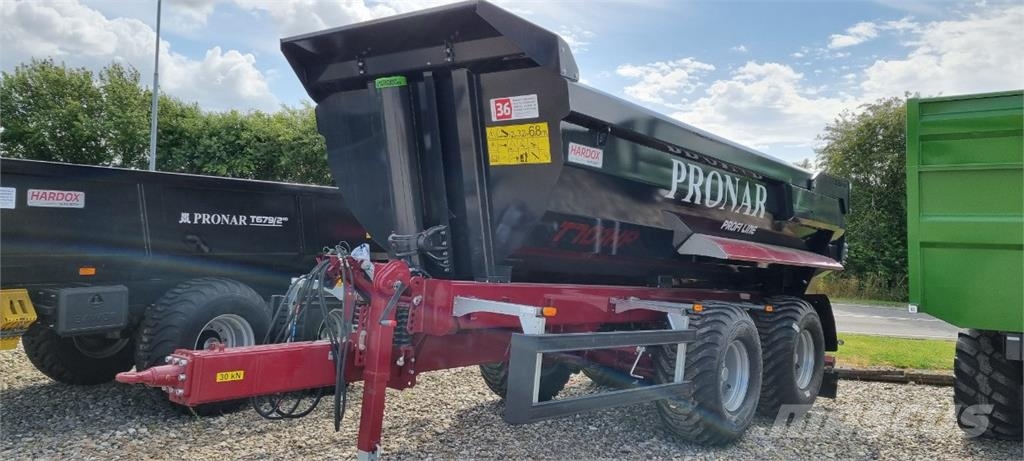 Pronar T701HP HALF PIPE DUMPERVOGN MEGET KRAFTIG - TILBUD Tipper trailers