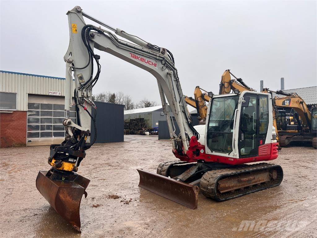 Takeuchi TB 290 - 8.400 kg. / Engcorn rotortilt, centralsmø Εκσκαφείς με ερπύστριες