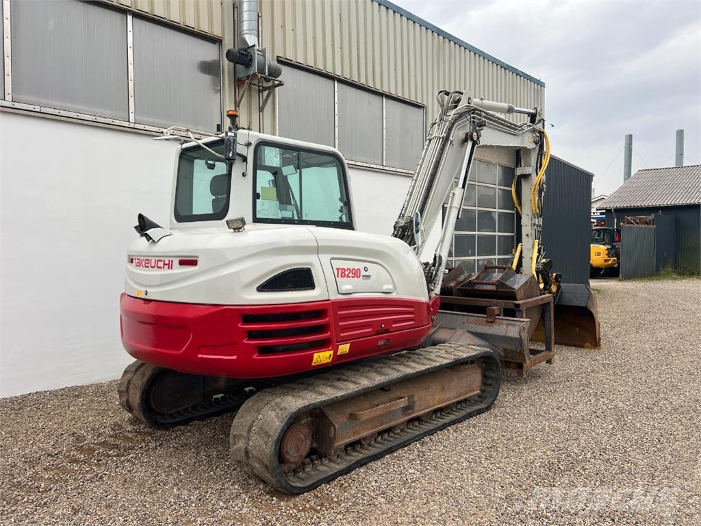 Takeuchi TB 290 - 8.400 kg. / Engcorn rotortilt, centralsmø Crawler excavators