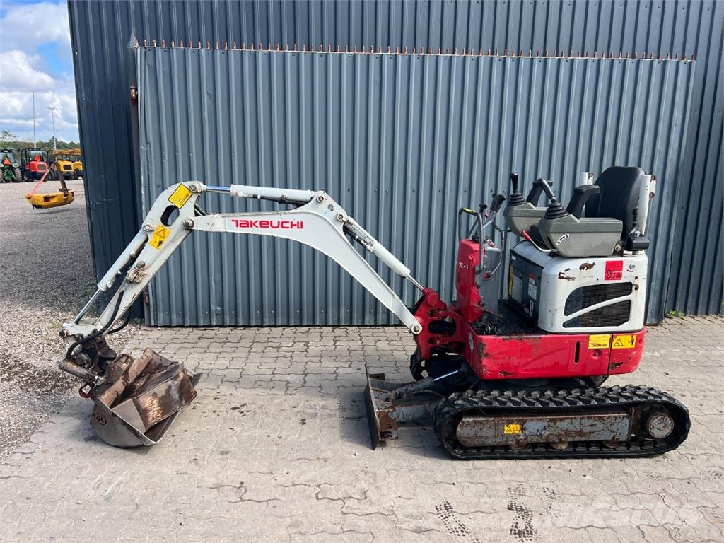 Takeuchi TB210R - Minigraver / Tiltman og 2 skolve Minibagger < 7t
