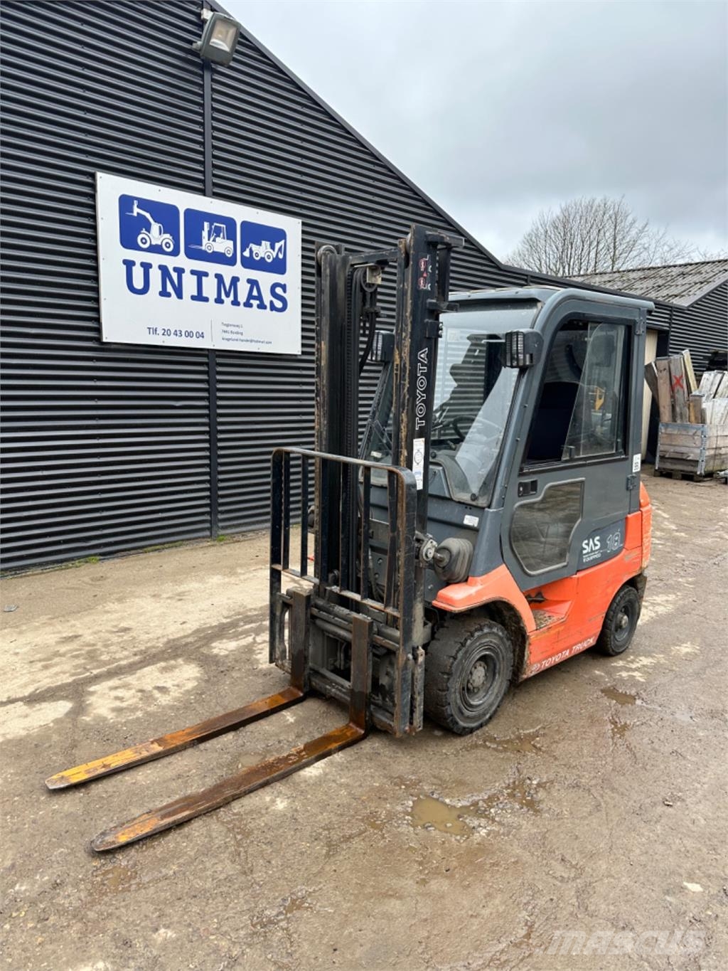 Toyota FG18 LPG forklifts