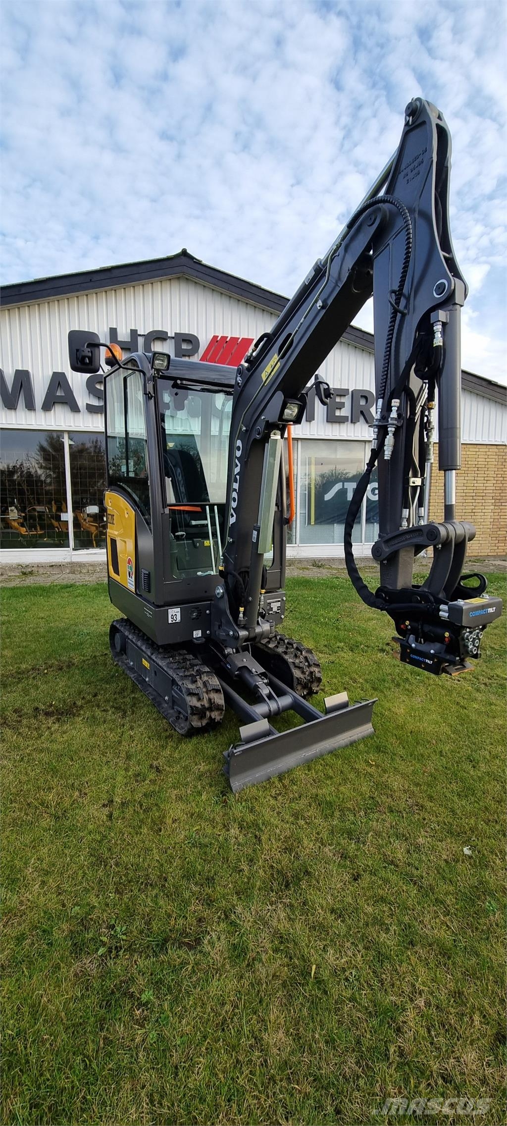 Volvo ec20e minigraver BILLIGSTE I DK Mini ekskavatörler, 7 tona dek