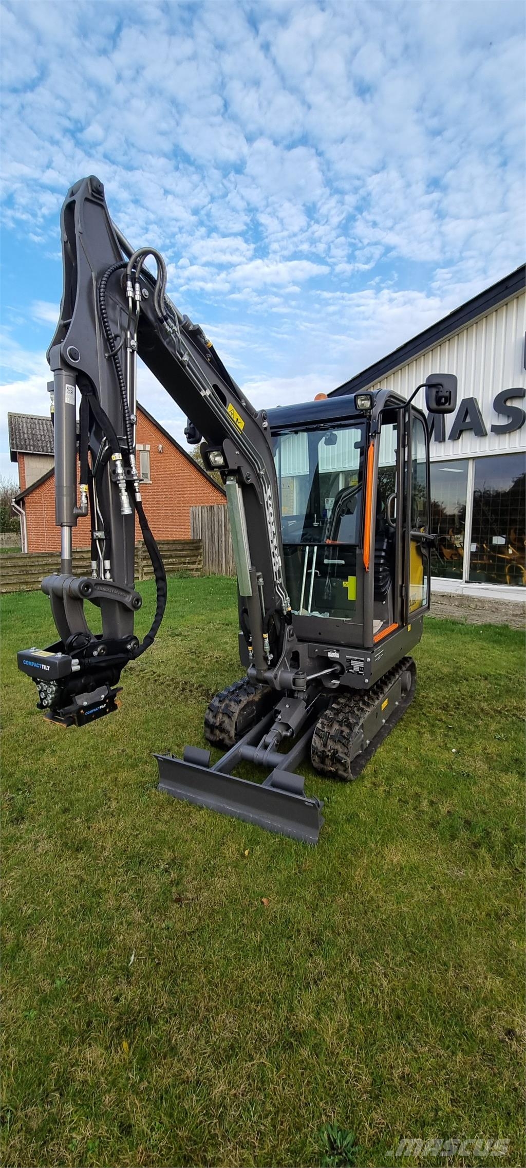 Volvo ec20e minigraver BILLIGSTE I DK Mini ekskavatörler, 7 tona dek