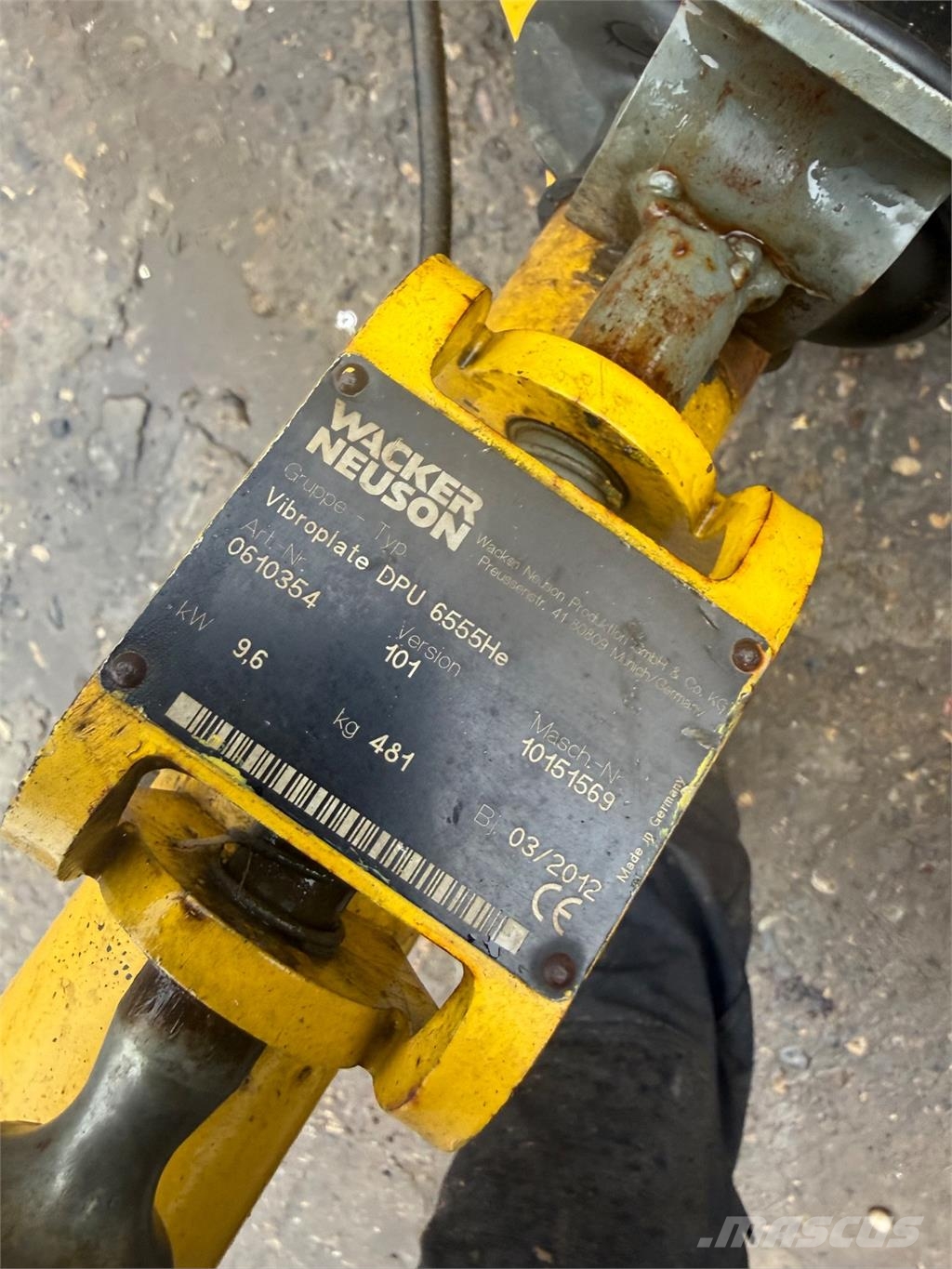 Wacker DPU6555 Markvibratorer