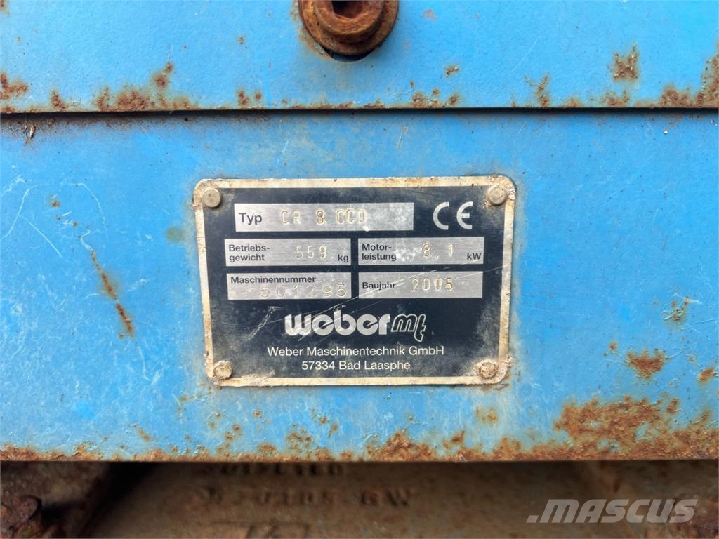 Weber Pladevibrator Weber MT CR 8 CCD دكاكات أفقية