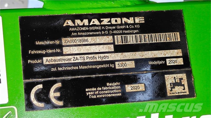 Amazone ZA-TS 4200 Profis Hydro Rozmetadlá maštaľného hnoja