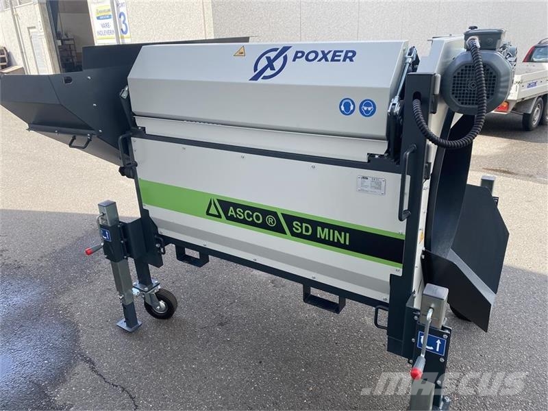Asco Screen Drum Mini kompakte med stor kapacitet Sorteer / afvalscheidings machines