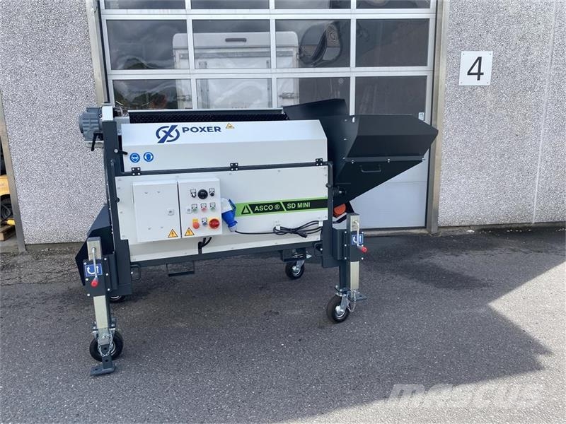 Asco Screen Drum Mini kompakte med stor kapacitet Sorteer / afvalscheidings machines