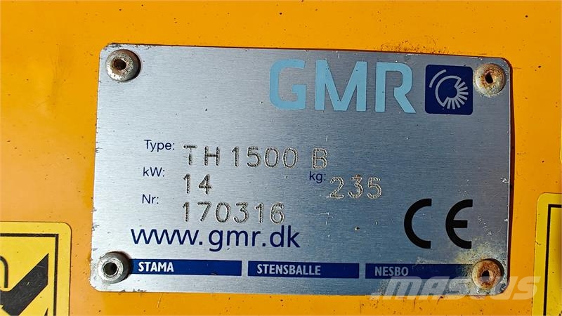 GMR Stensballe TH 1500 B Hydraulisk - SOM NY ماكينات جز العشب