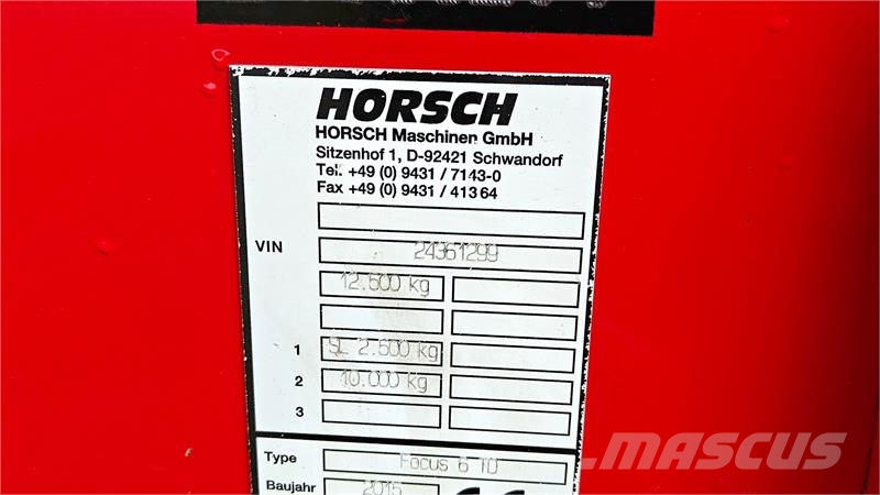 Horsch Focus 6TD مثاقيب