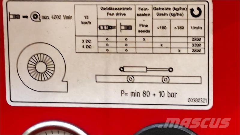 Horsch Pronto 4 DC 4m såmaskine m. Amoniak udstyr og fron مثاقيب مدمجة