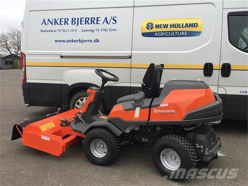 Husqvarna R 420TsX AWD inkl. slagleklipper & 122 cm klippebo Riding mowers