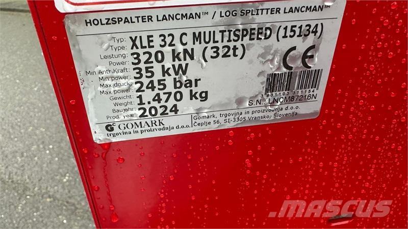 Lancman XLE 32 C MULTISPEED Overgemt Cepilniki, lesni drobilci, in žage
