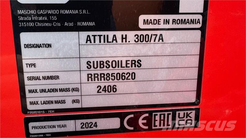 Maschio ATTILA  HP-300-7 Chisel