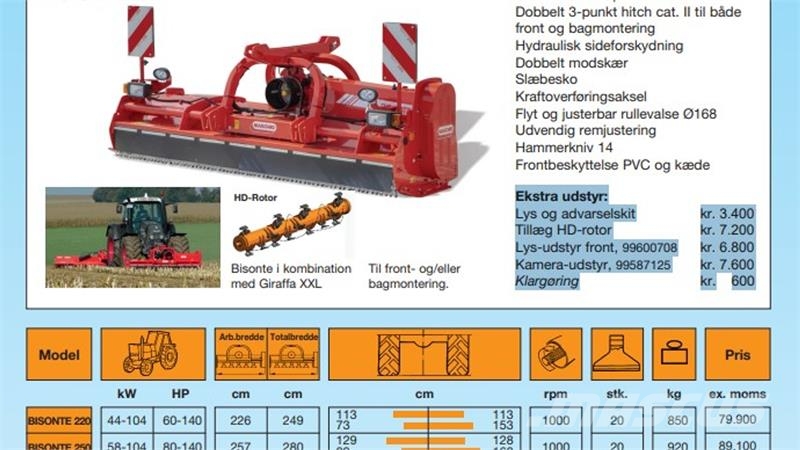 Maschio Bisonte 250 Falciatrici