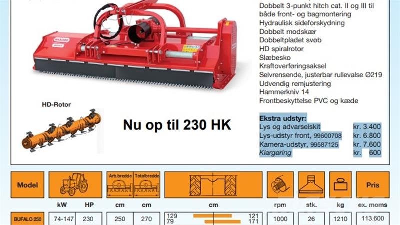 Maschio Bufalo 300 Falciatrici