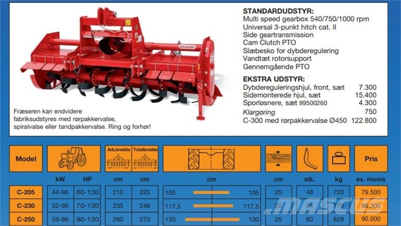 Maschio C-300 Coltivatori