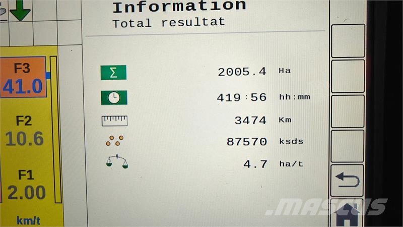 Maschio Gaspardo Mirka Isotronic 8 Mechanické sejačky