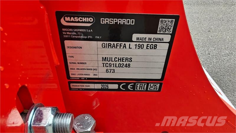 Maschio Giraffa L 190 جزازات