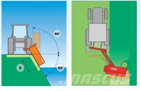 Maschio Giraffa XL 210 SE Udvendig gearbox - INKL. VIDVINK Kosilice